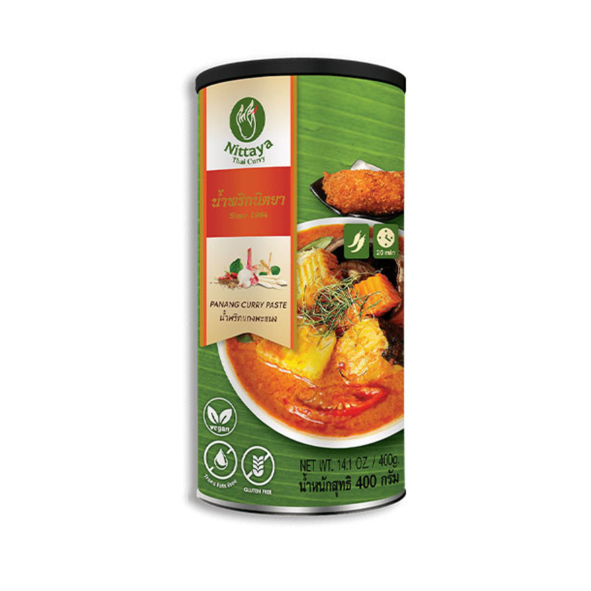 Curry Paste Panang Vega 400g, NITTAYA