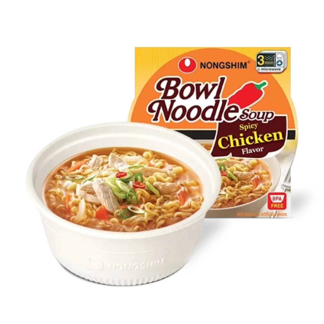 Instant Noodle Bowl Spicy Chicken 100g, NONG SHIM