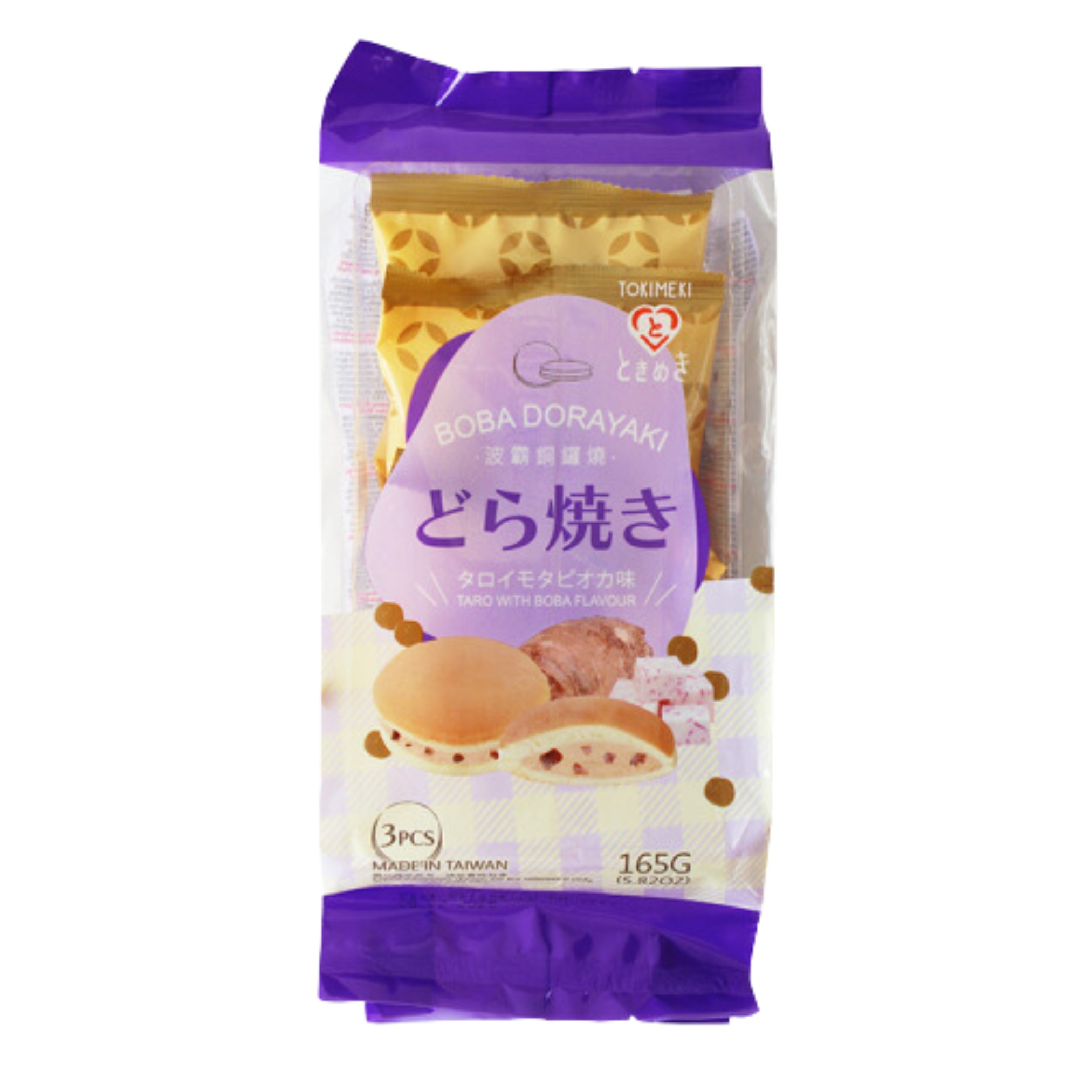 Dorayaki Boba Taro 165g, Tokimeki
