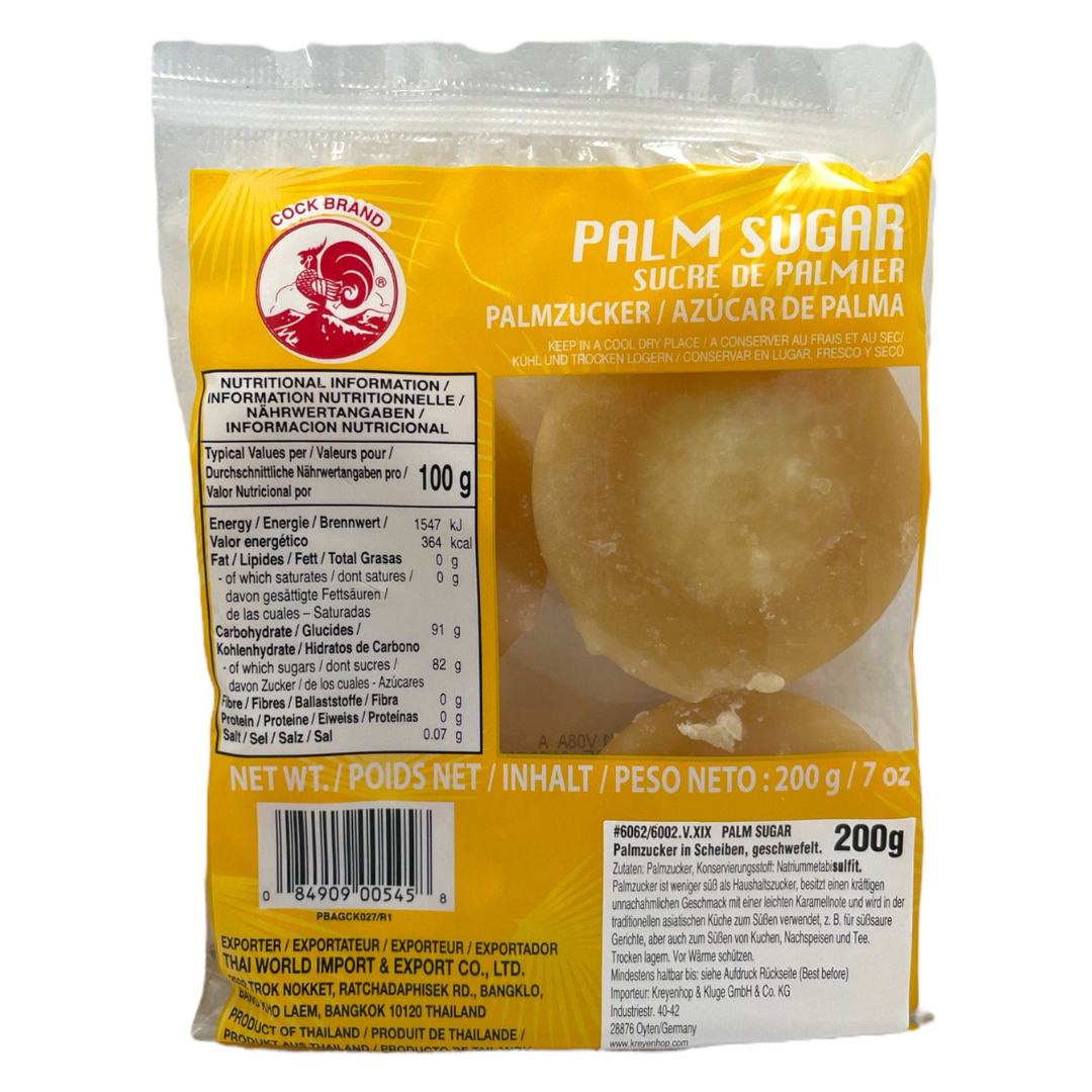 Palm Sugar Slice 200g, COCK