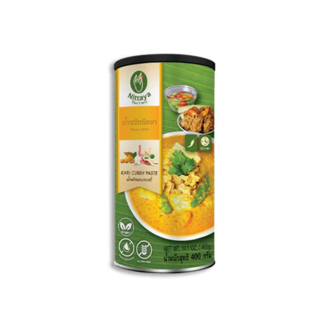 Curry Paste Yellow Kari Vegan 400g, NITTAYA