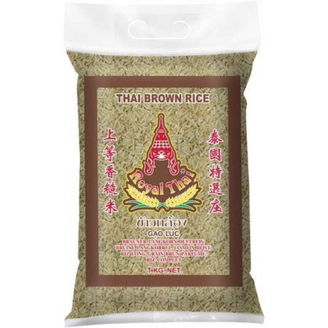 Cargo Rice Brown 1kg, ROYAL THAI RICE