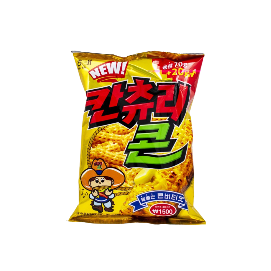 KR Haitai Snack Corn Butter Flav 90g