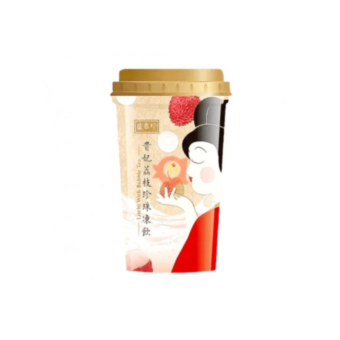 Lychee Jelly drink with Bubble 275ml, SHENG