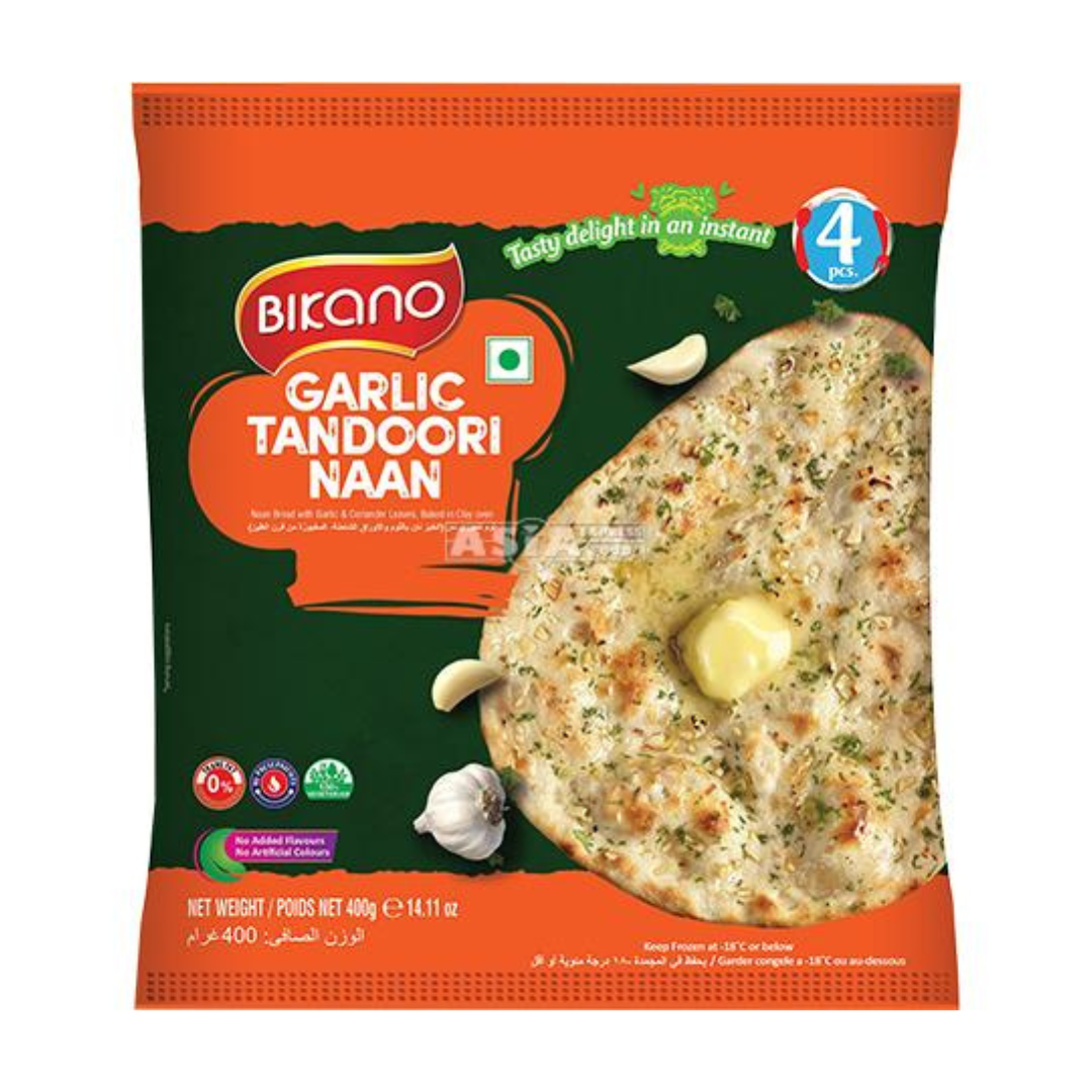 Tandoori Naan 400g, BIKANO