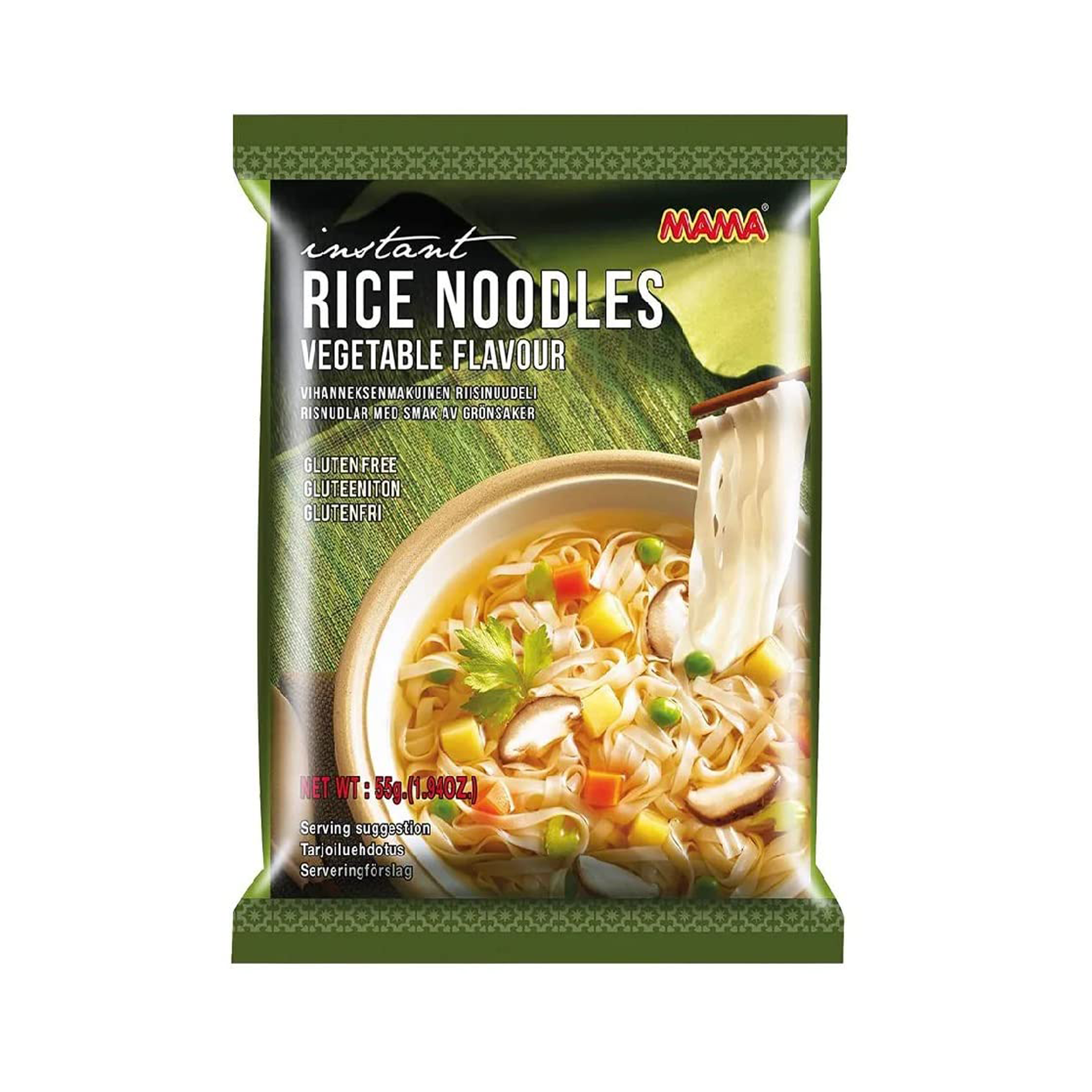 Instant Rice Noodle Vegetable 55g, Mama