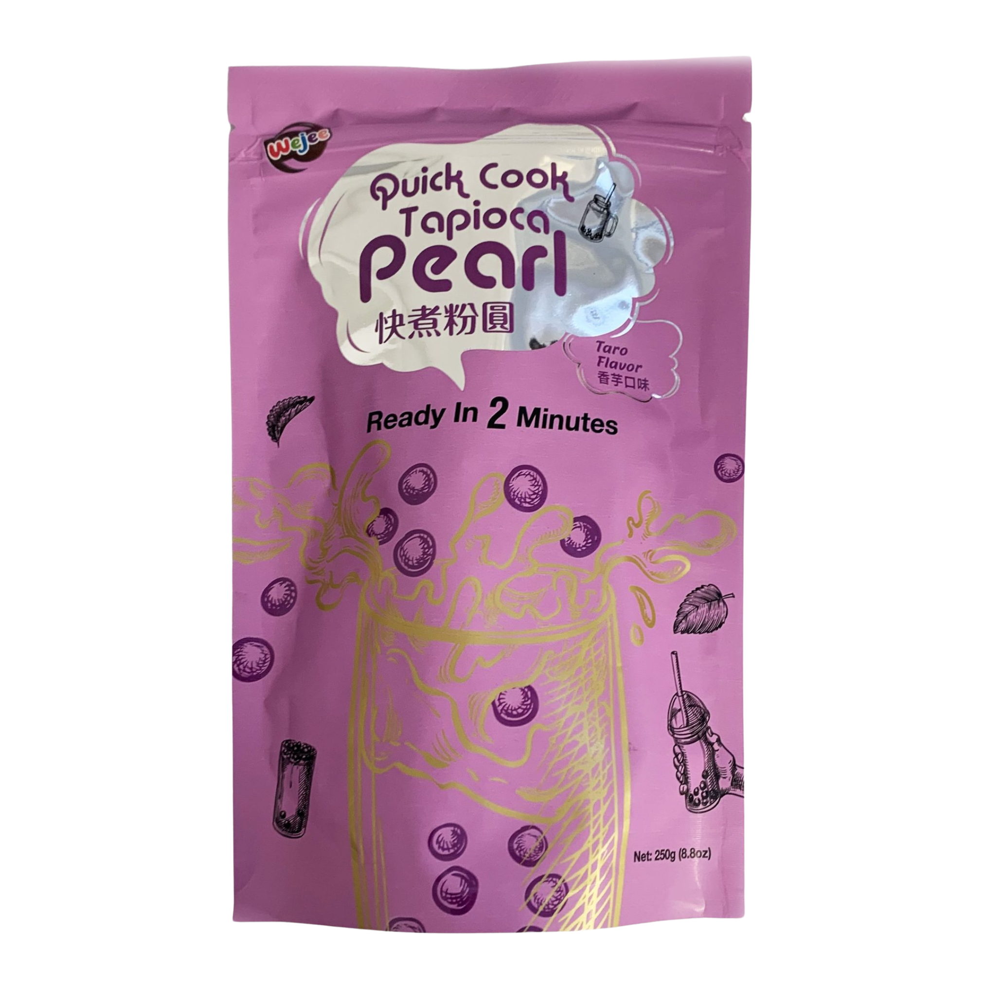 Quick Cooking Tapioca Pearls Taro 250g