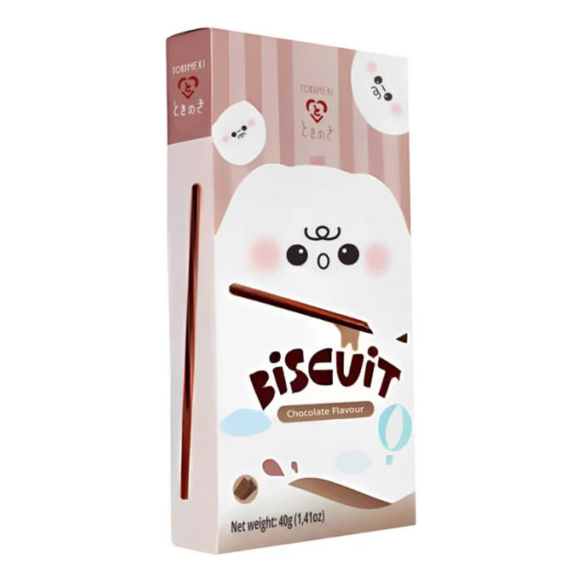 Tokimeki Biscuit Stick Choco Fl 40g