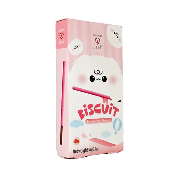Tokimeki Biscuit Stick Strawberry 40g