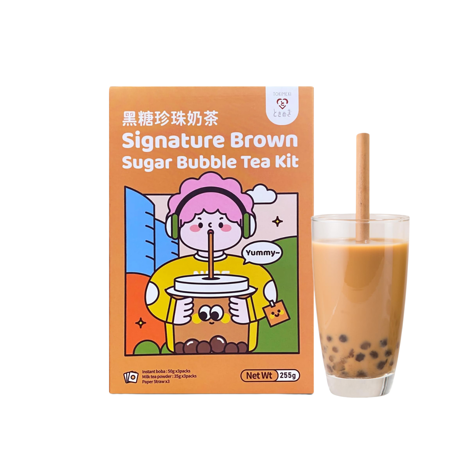 Tokimeki Bubble Tea Kit Brown Sugar 255g