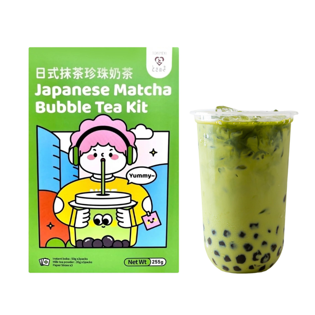 Tokimeki Bubble Tea Kit Matcha fl 255g