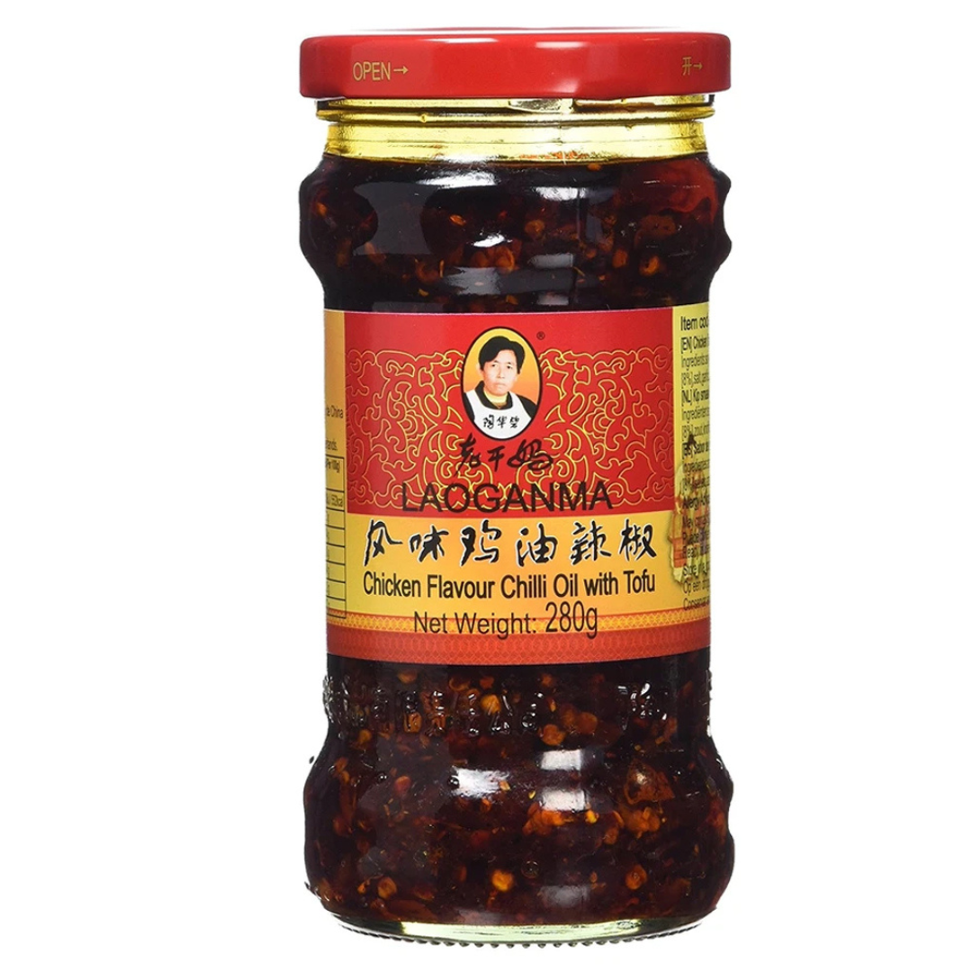 Chicken Flavour Chilli Oil 280g, Lao-Gan-Ma