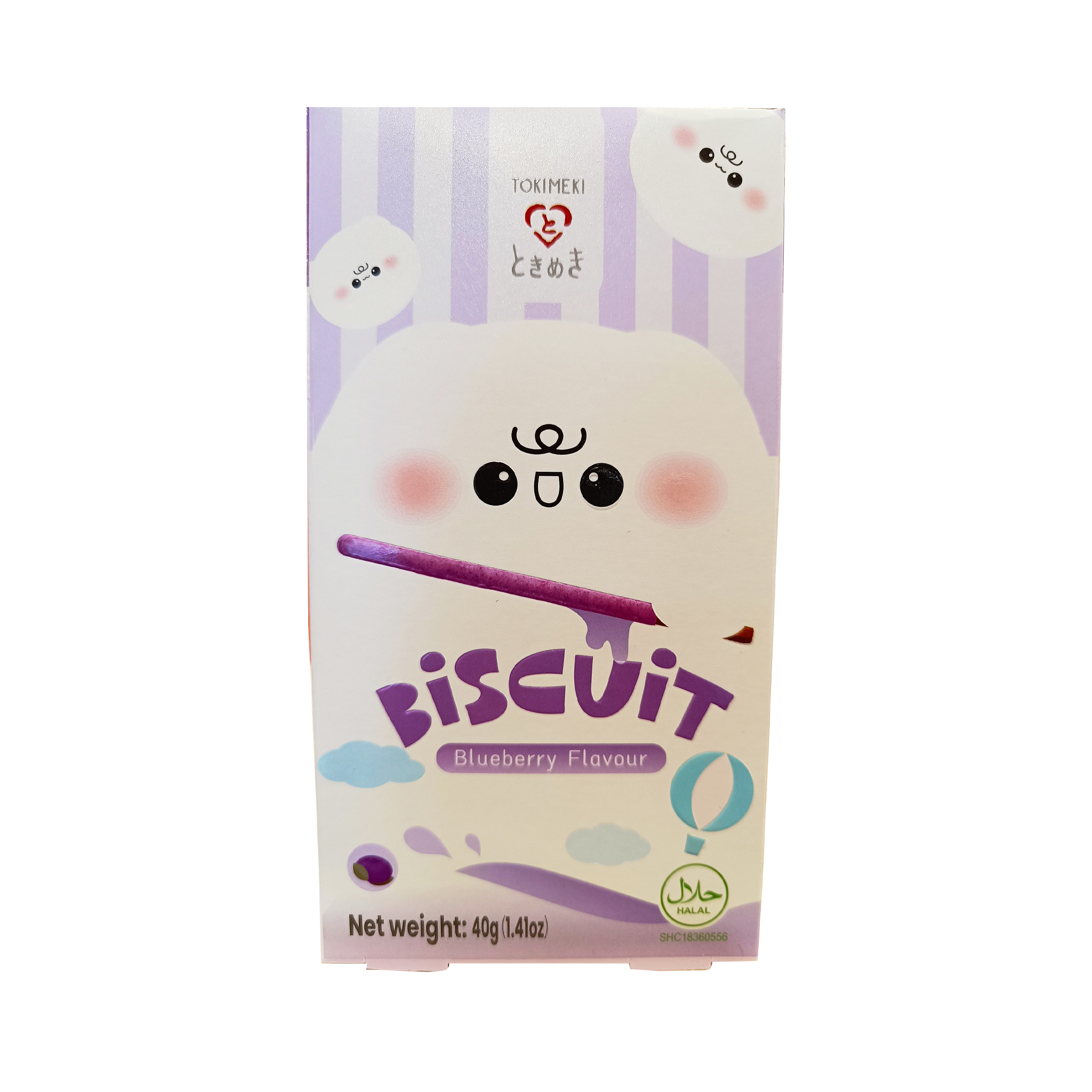 Tokimeki Biscuit Stick Blueberry Fl 40g