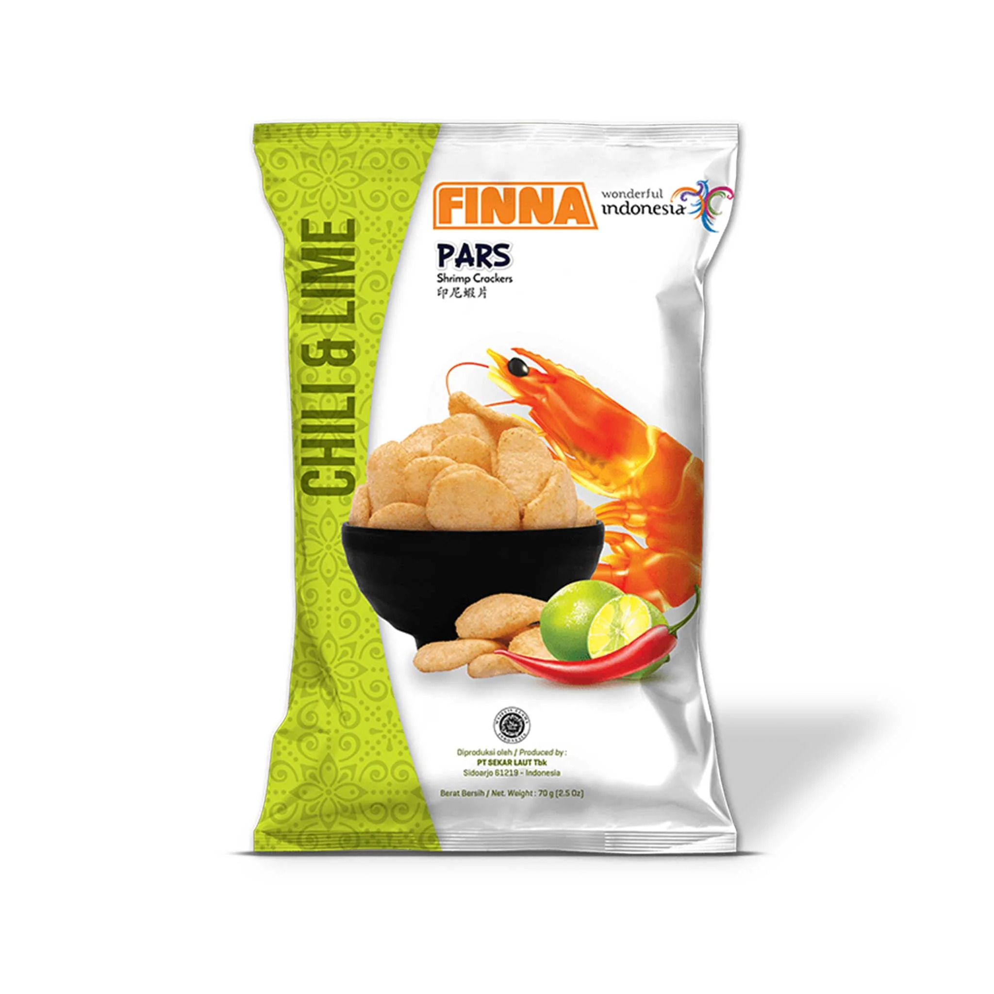 FINNA, Pars Krupuk Chips Chilli&Lime, 70g