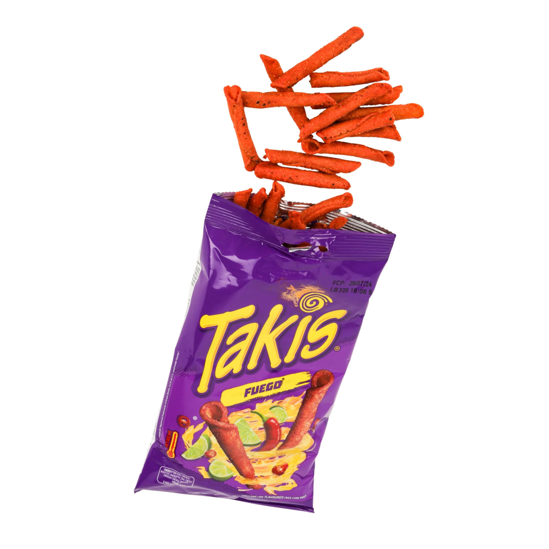 Corn Snack Chili & Lime Fuego 100g, TAKIS