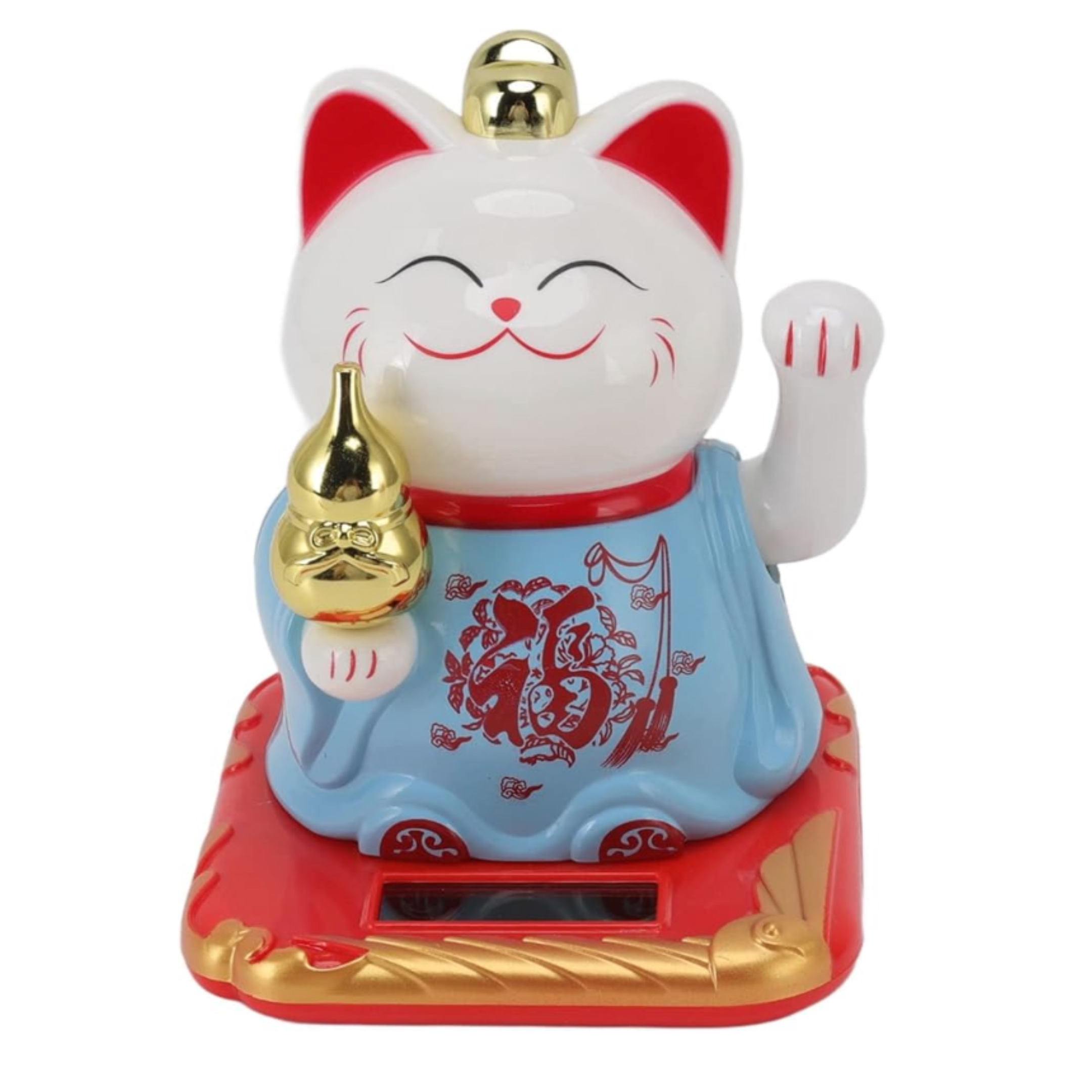 Fortune Cat Blue Dress Solar 10.5 cm, NF