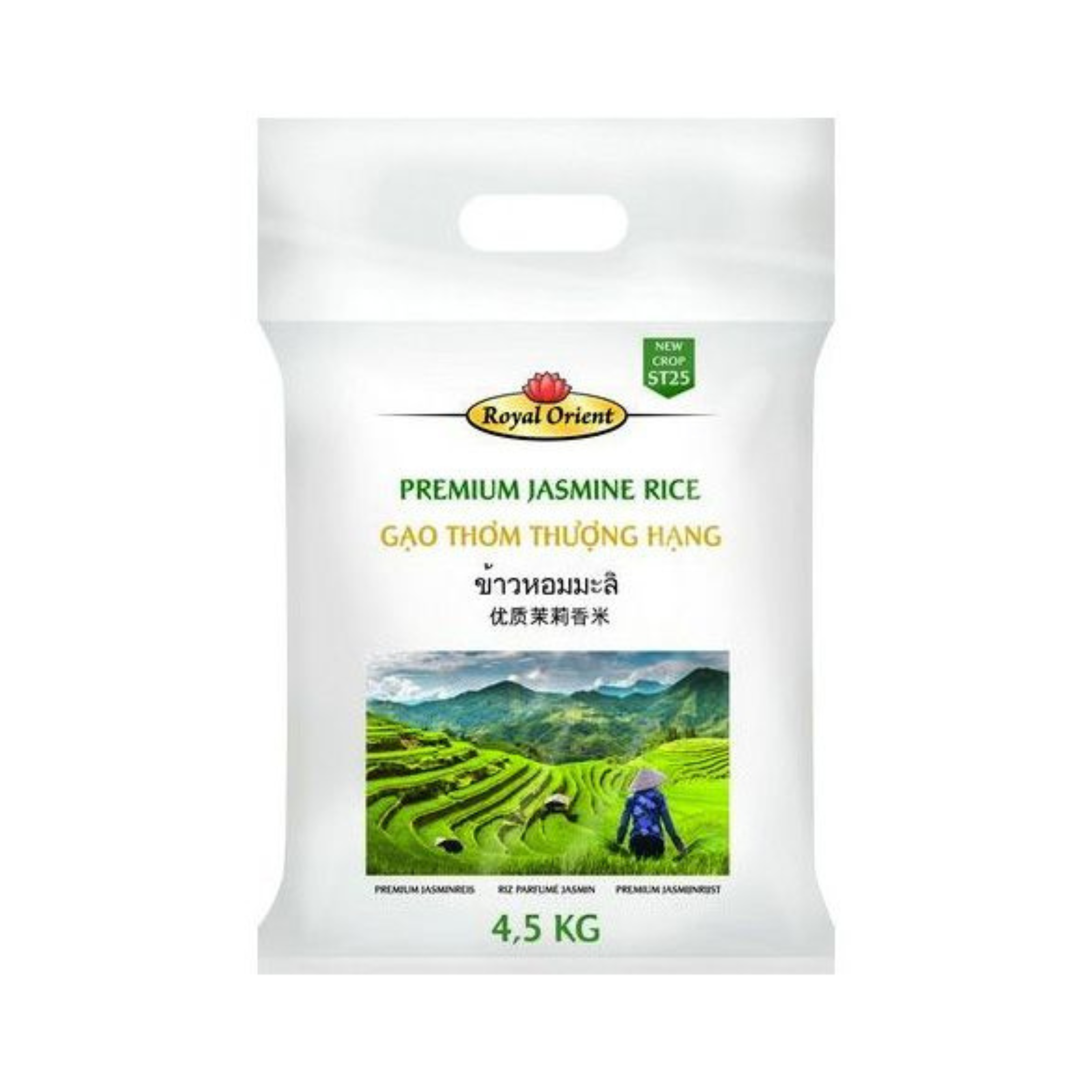 Premium Jasmine Rice 4,5kg, ROYAL ORIENT