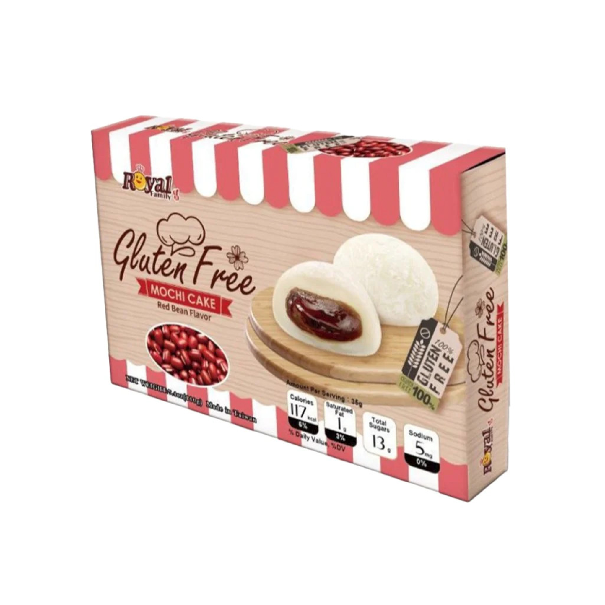 Mochi Cake Red Bean Gluten Free 210 g