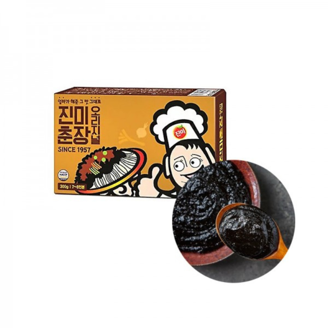 JINMI Black bean paste, Jjajang 300g