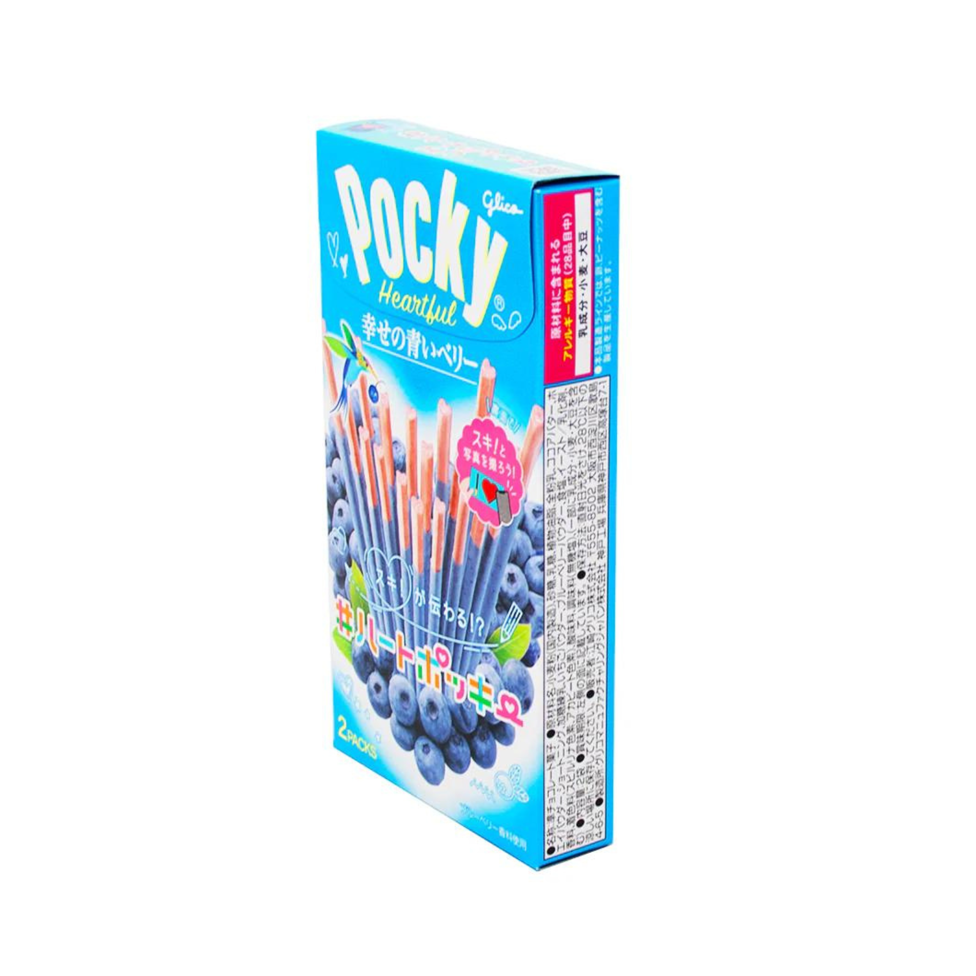 POCKY Sticks Heartful Blueb Choco 54,6g