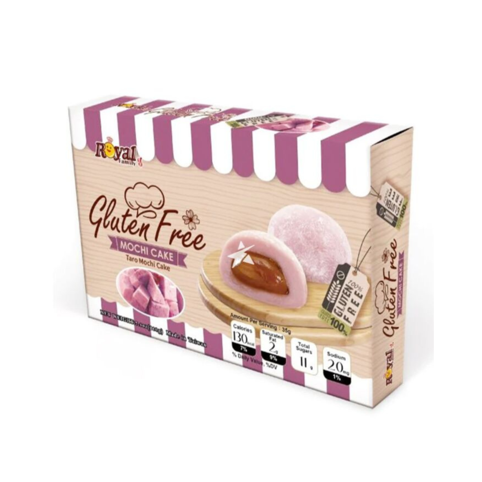 Mochi Cake Taro Gluten Free 210g