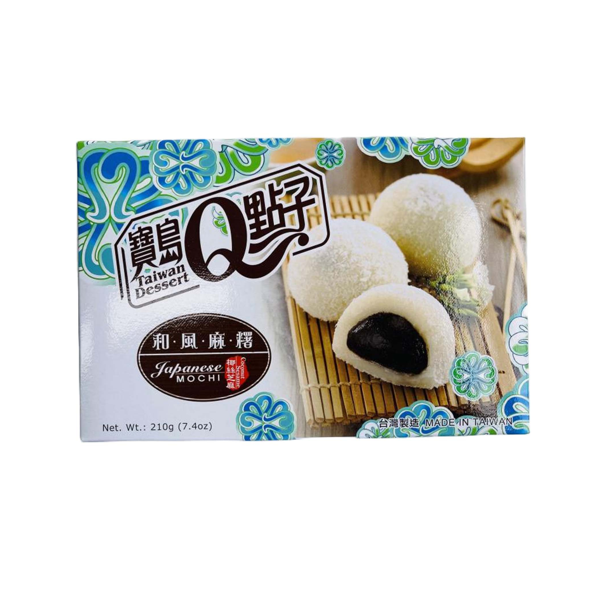 He Fong Sesame Mochi w/ Coconut Shred 210g