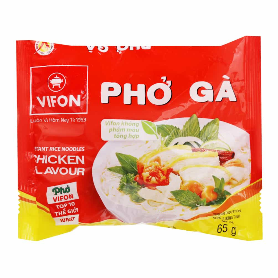 Instant Rice Noodle Soup Chicken 60g, Vifon