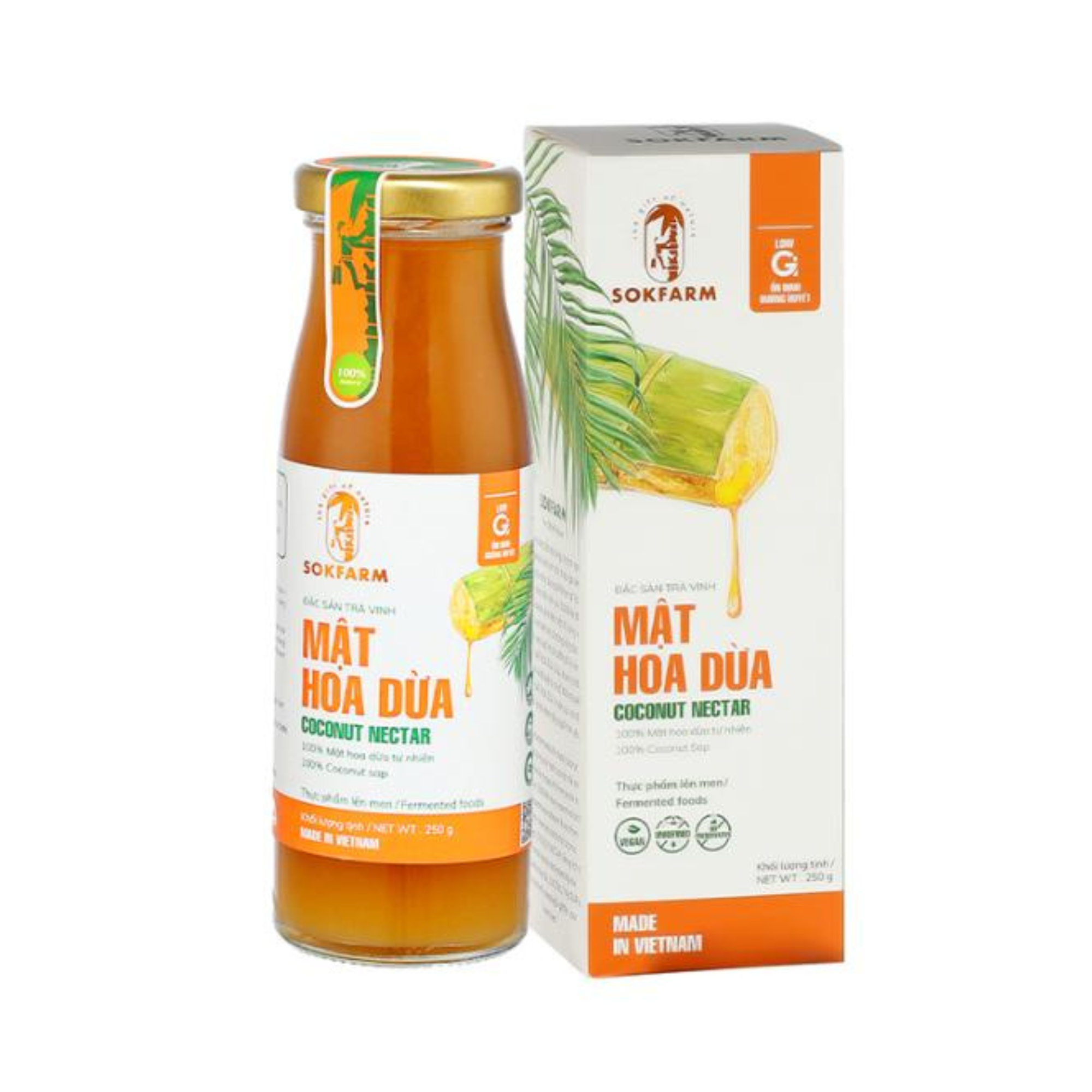 Sokfarm Coconut Flower Nectar 250g bottle