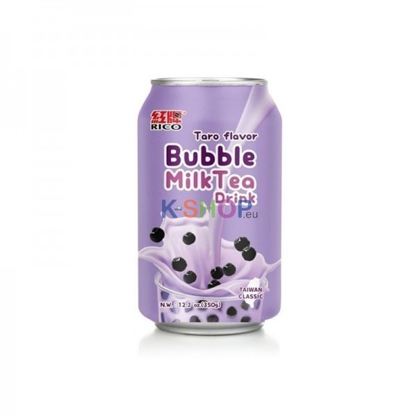 Bubble Milk Tea Drink Taro 350 ML RICO