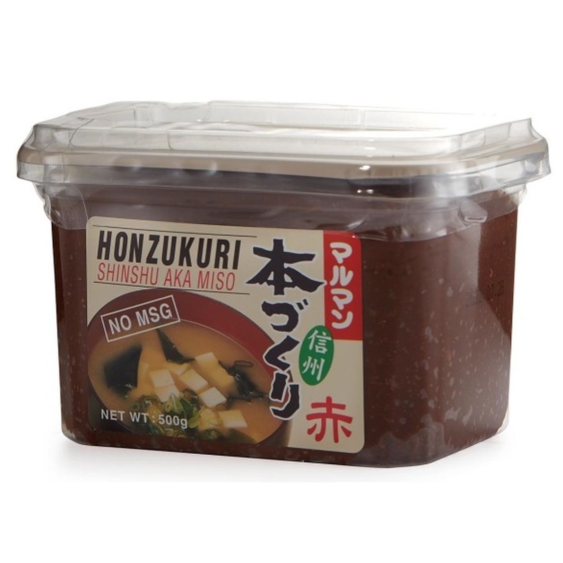 Aka Miso Paste (Dark) 500g, Honzukuri