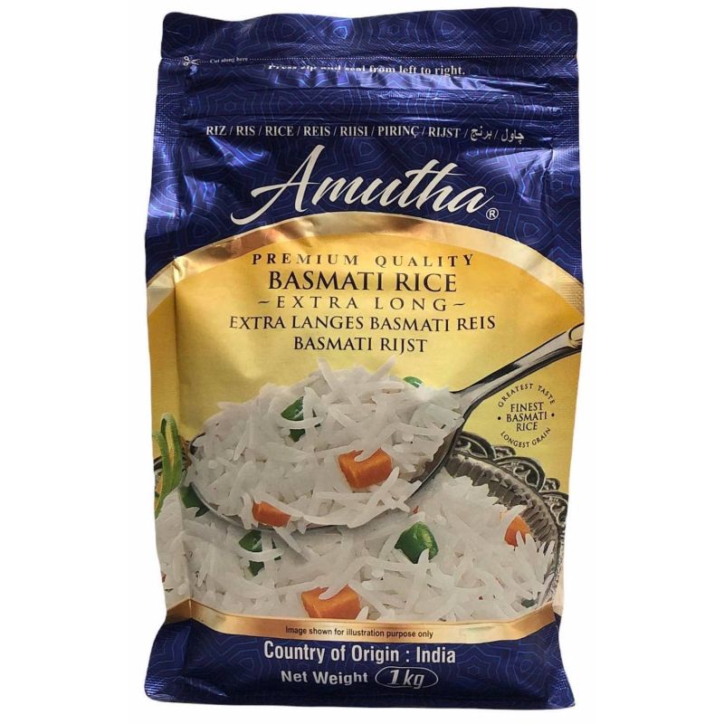 Basmati Rice 1kg, Amutha
