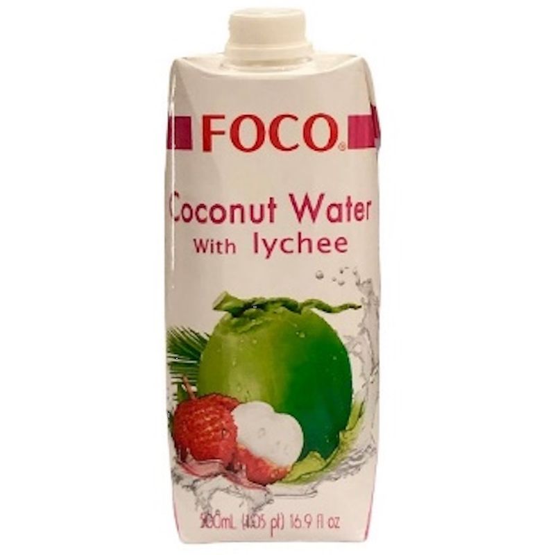 Coconut Water with Lychee 500 ml, Foco