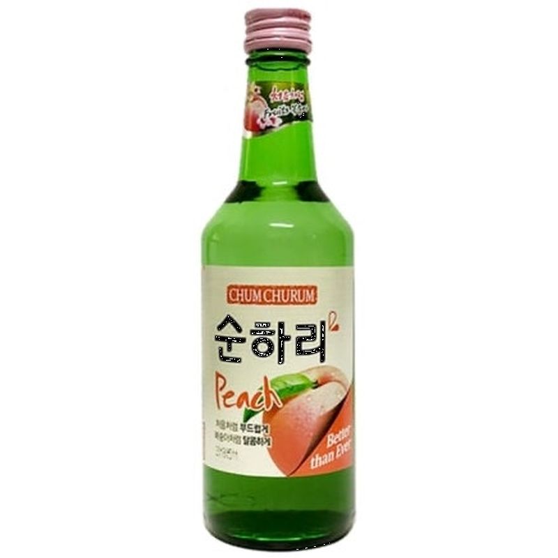 ChumChurum Soonhari Soju 12% Peach 360 ml