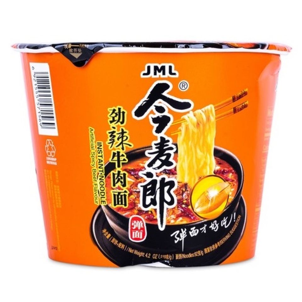 Bowl Noodle Spicy Beef Fl 105g, JML