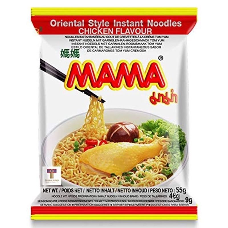 Instant Noodle Chicken 55g, Mama