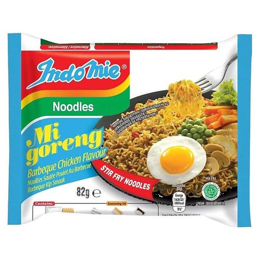 Mi Goreng Barbeque Chicken 80g, Indomie