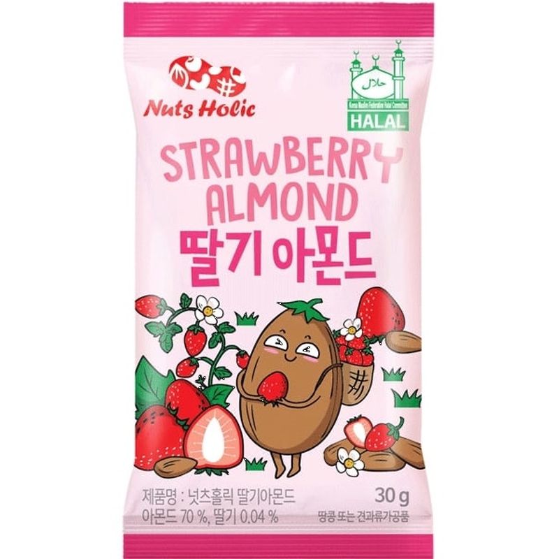 NutsHolic Almond Strawberry Fl 30g