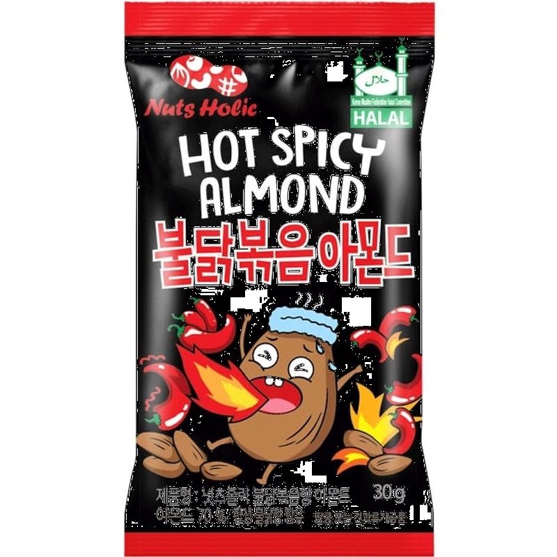 NutsHolic Almond Hot & Spicy Fl (8 x 30g)