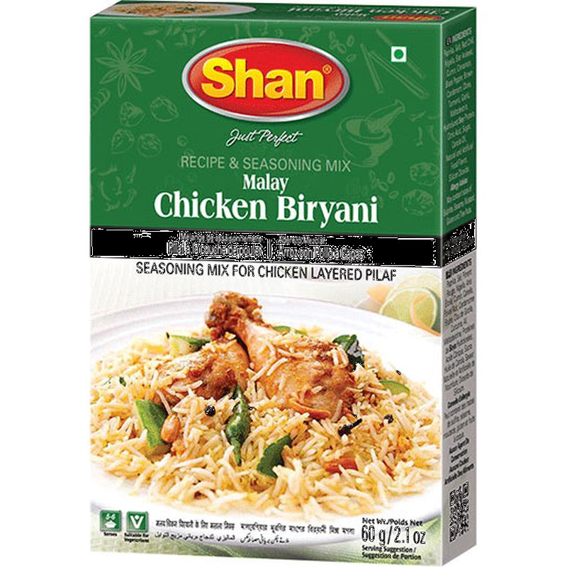 Malay Chicken Biryani Mix 60g, Shan