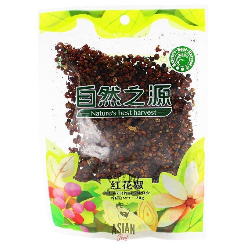 Sichuan Wild Pepper Red Whole 50g, NBH