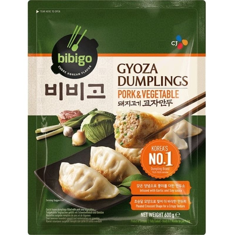 Gyoza Pork &Vegetable 600g, Bibigo