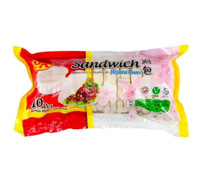 PA Sandwich Bao Bun (45gr) 10x, 450g