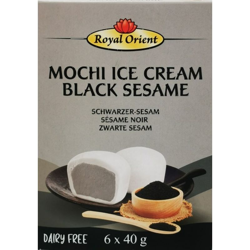 Mochi Ice Cream Black Sesame 28g, Royal Orient