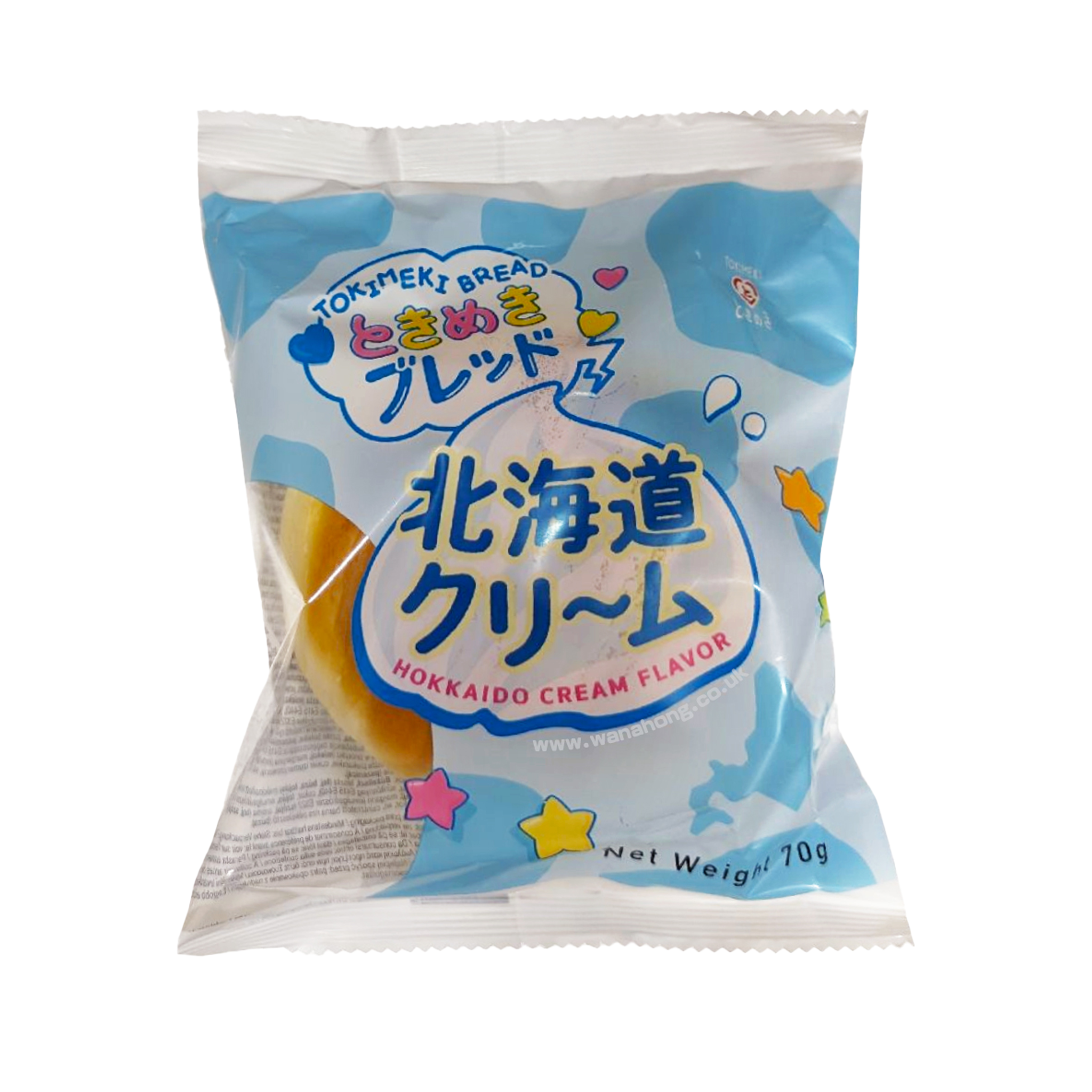 Tokimeki Bread Hokkaido Cream Fl 12x70g
