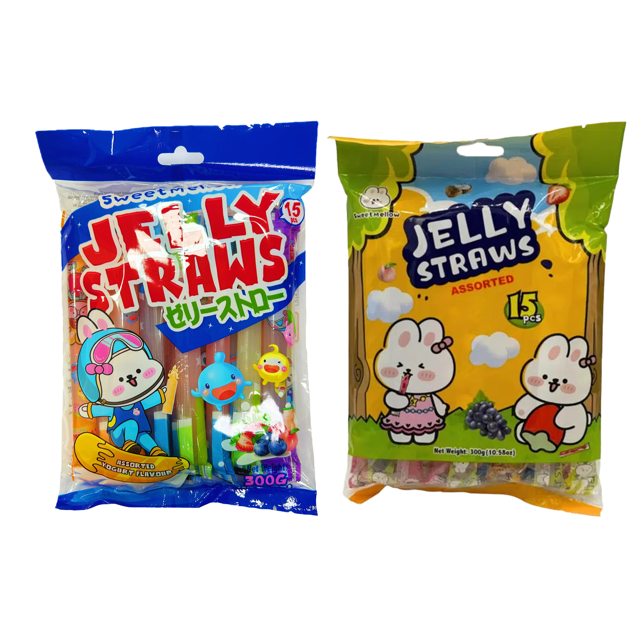 Jelly Sticks Assorted 4Flavors 30x(15x20g)