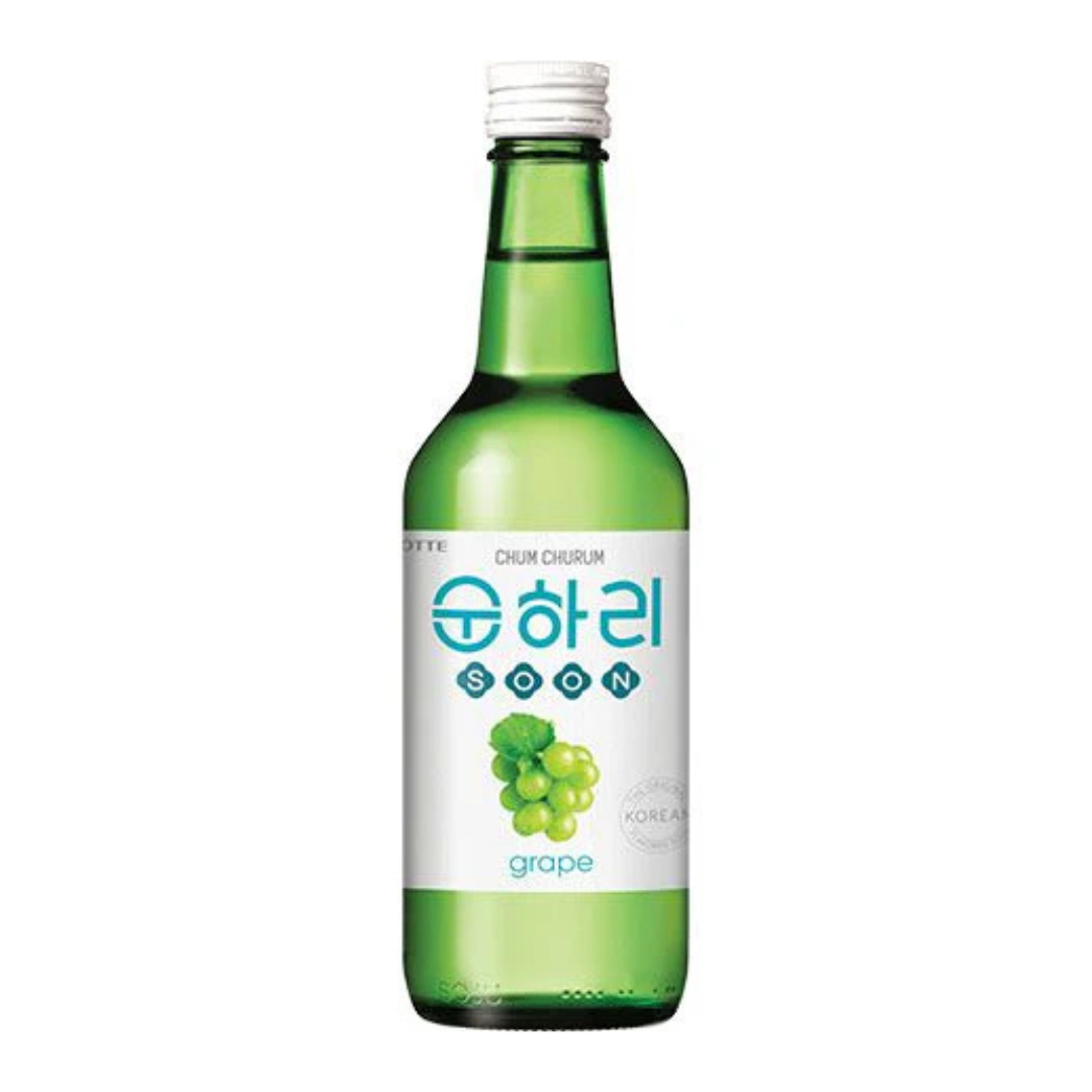 Soju Green Grape 12% Alc.350 ML CHUM CHURUM