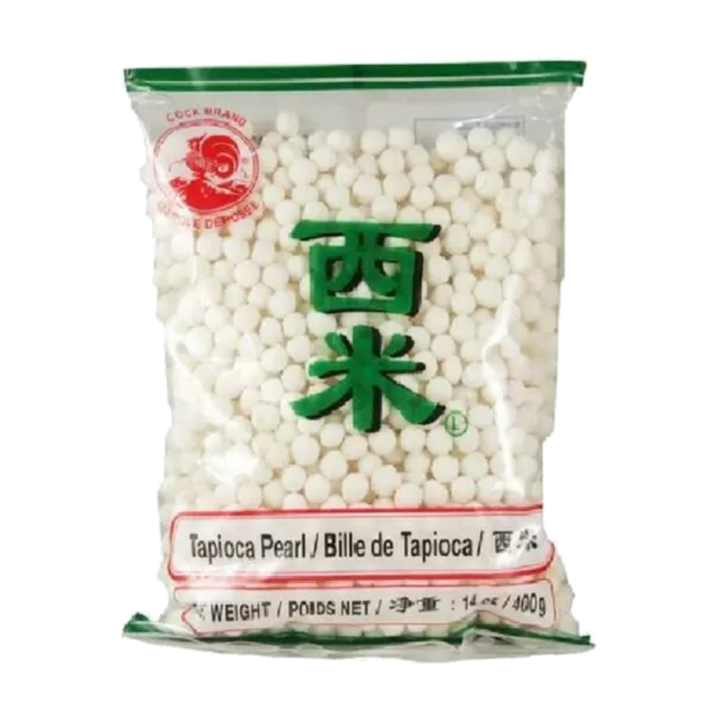 Tapioca Pearl (L) 400g, COCK