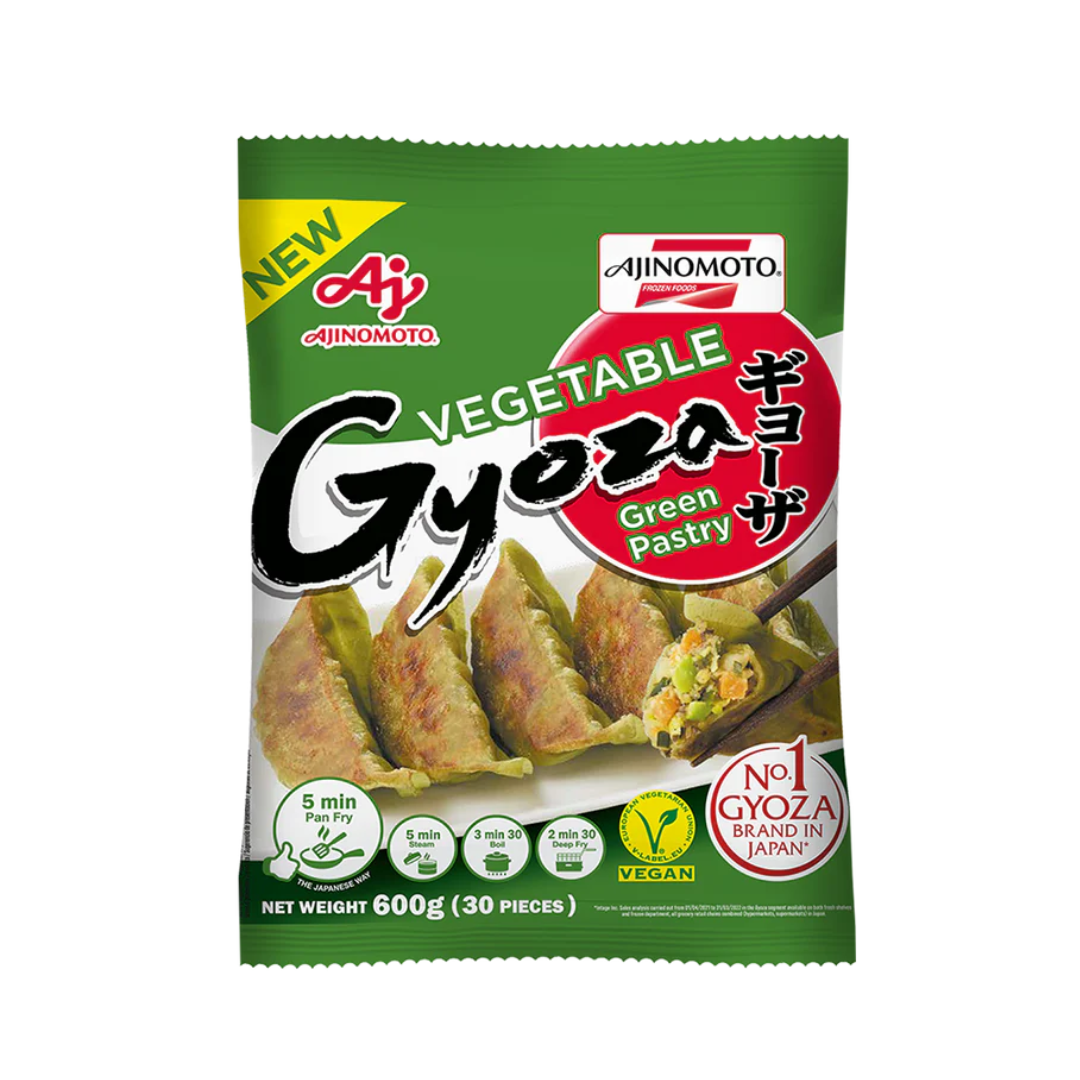 Vegetable Gyoza With Spinach Pastry 600g, AJINOMOTO