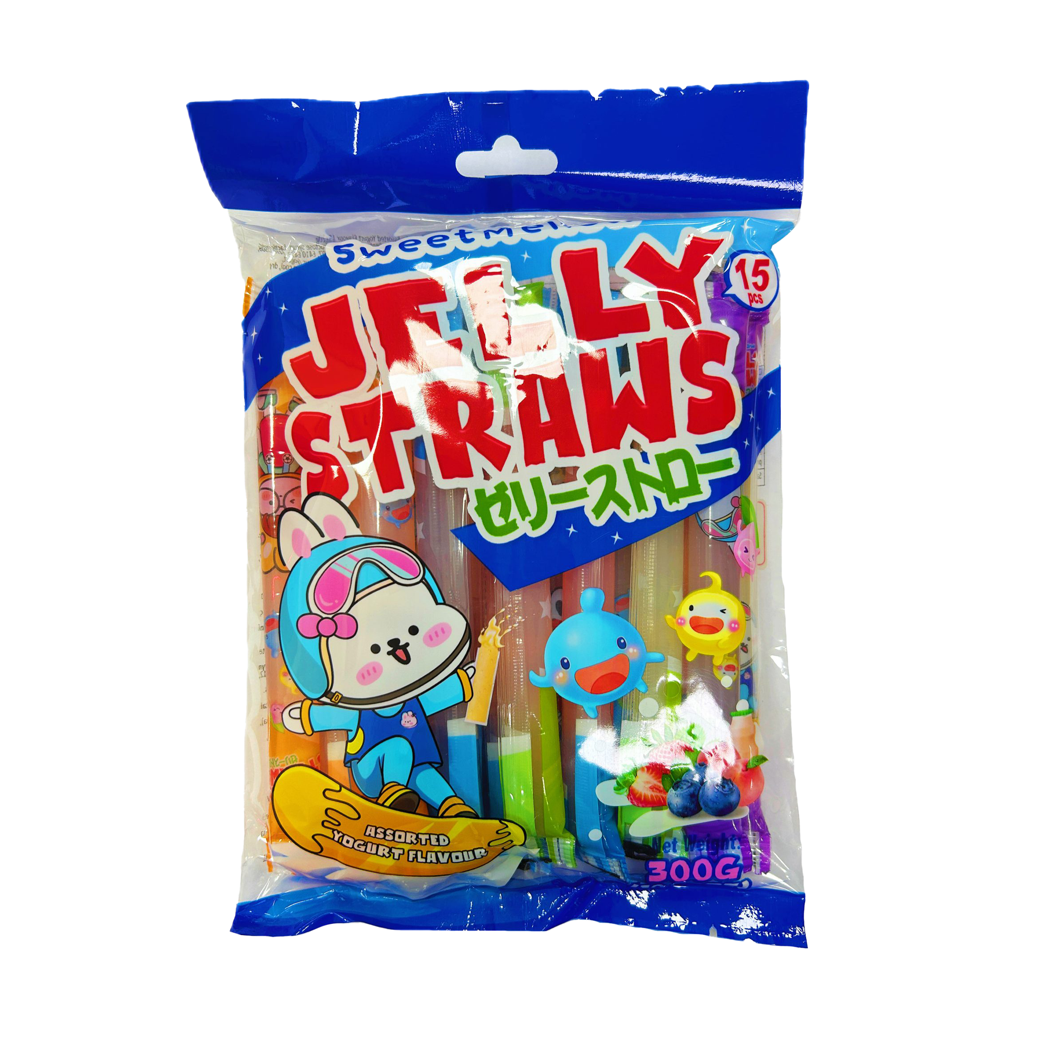 Jelly Sticks Assorted 4Flavors 30x(15x20g)