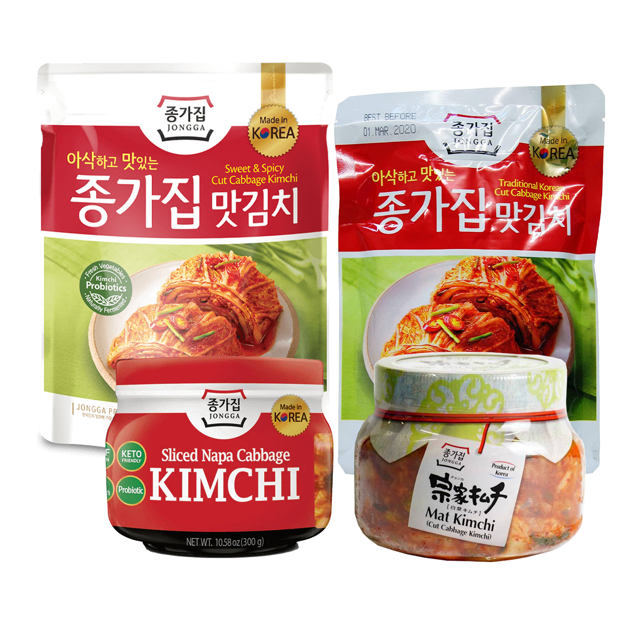Kimchi Mat Vegan 300g, Jongga